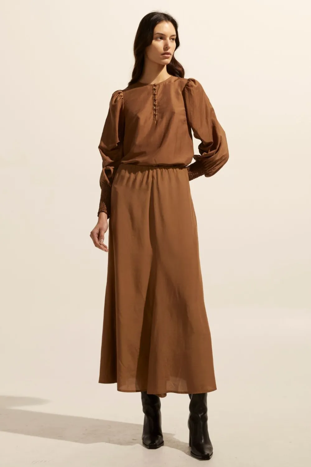 zoe kratzmann Beam Top-Caramel|Women Tops