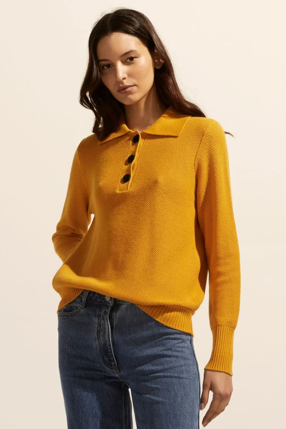 zoe kratzmann Engulf Knit-Ochre|Women Knitwear