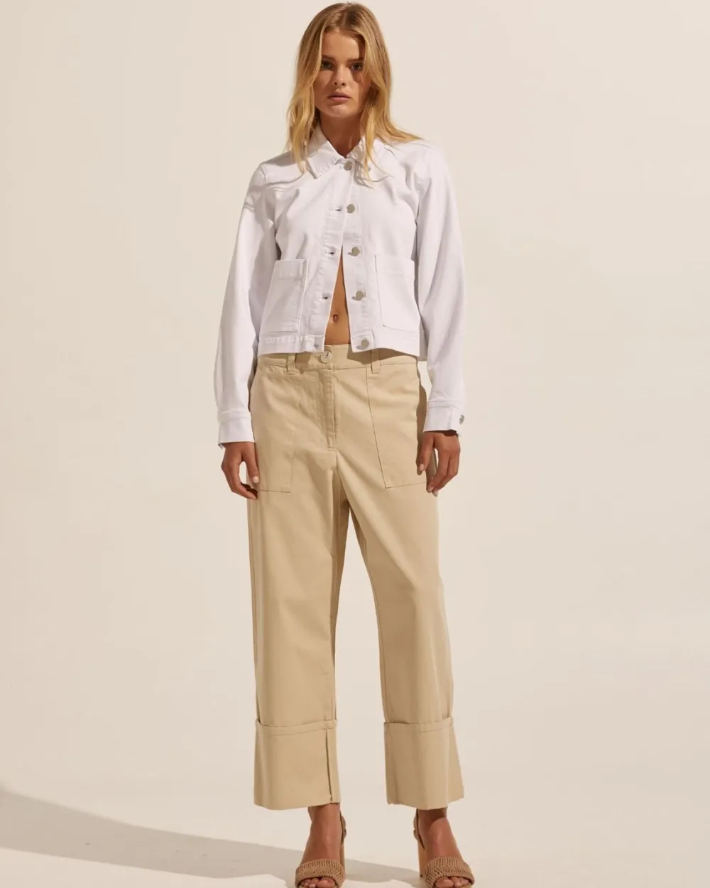 zoe kratzmann Measure Jacket-Porcelain|Women Jackets
