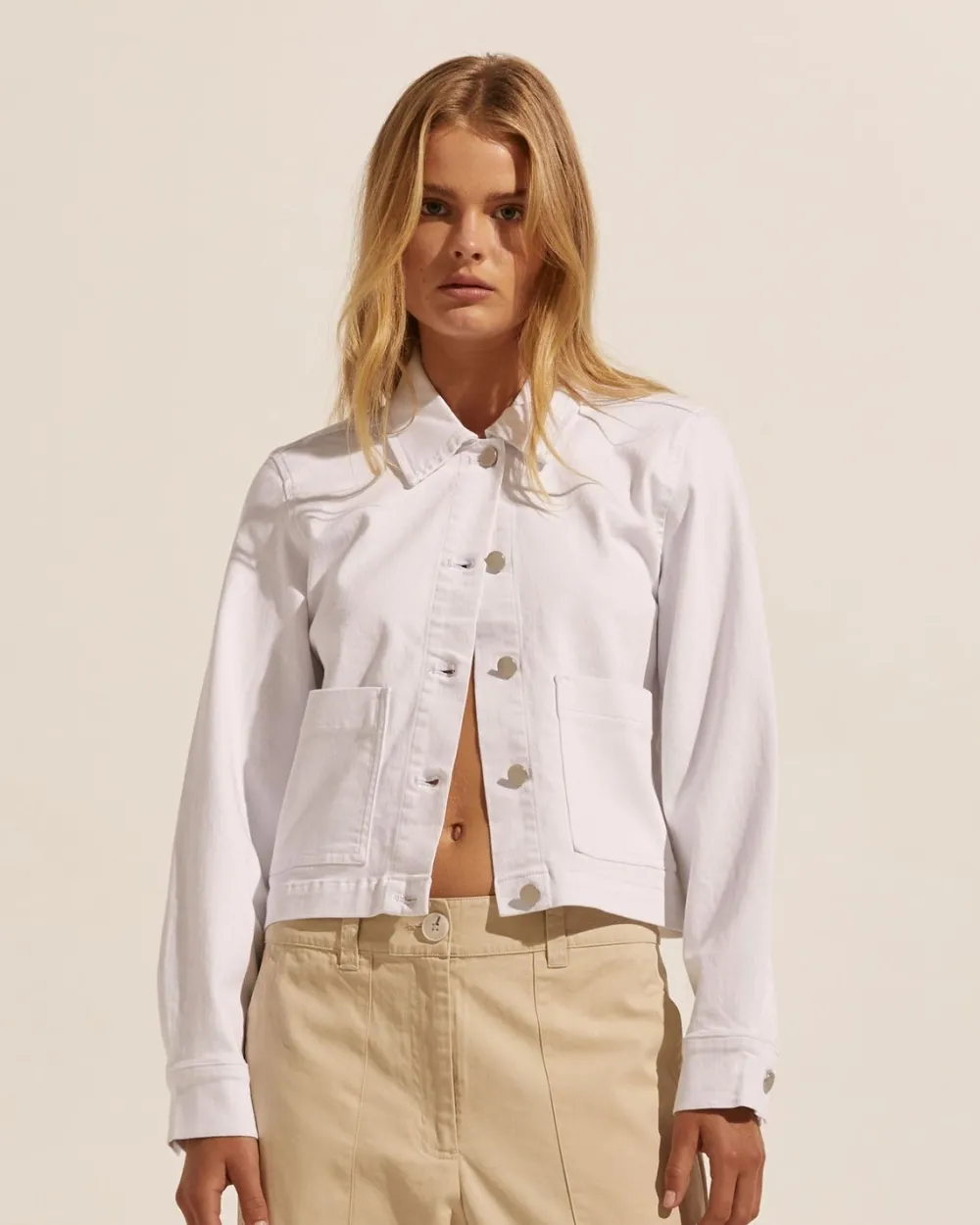 zoe kratzmann Measure Jacket-Porcelain|Women Jackets
