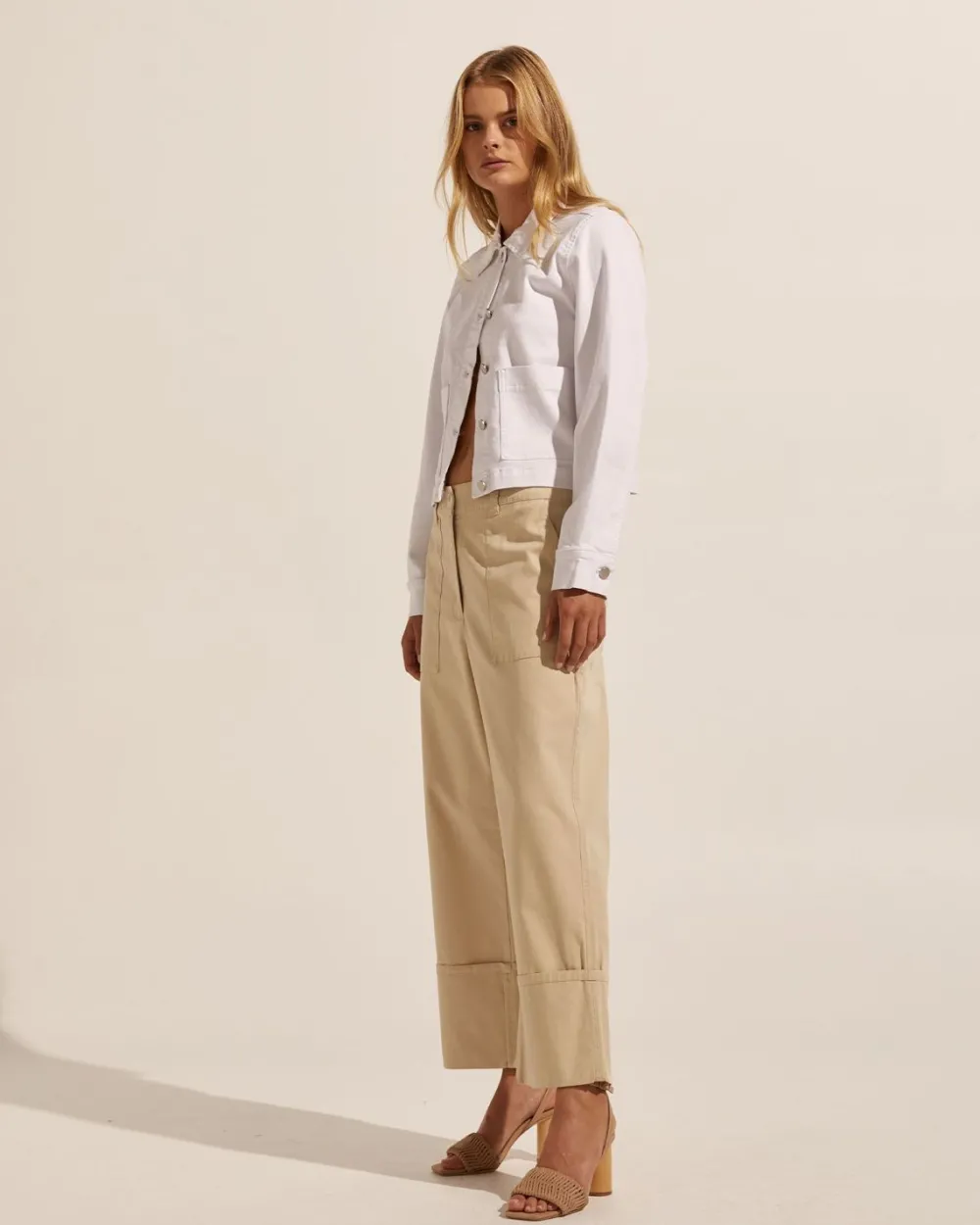 zoe kratzmann Measure Jacket-Porcelain|Women Jackets
