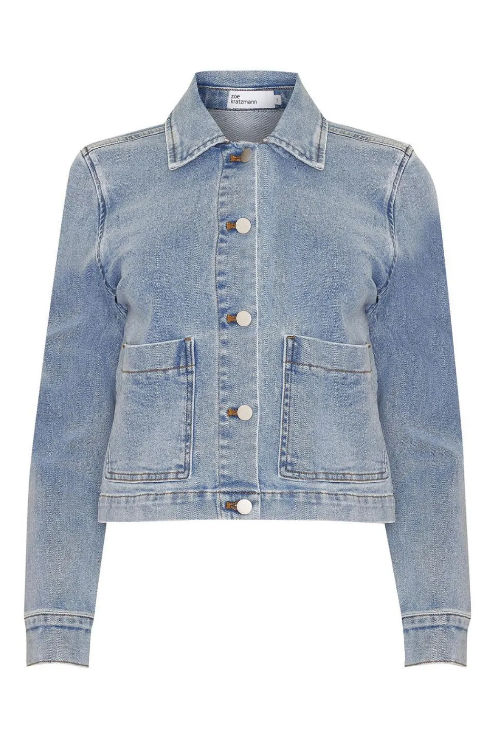 zoe kratzmann Measure Jacket-Washed Denim|Women Jackets