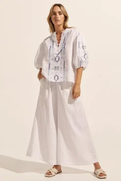 zoe kratzmann Stance Pant-Porcelain|Women Bottoms