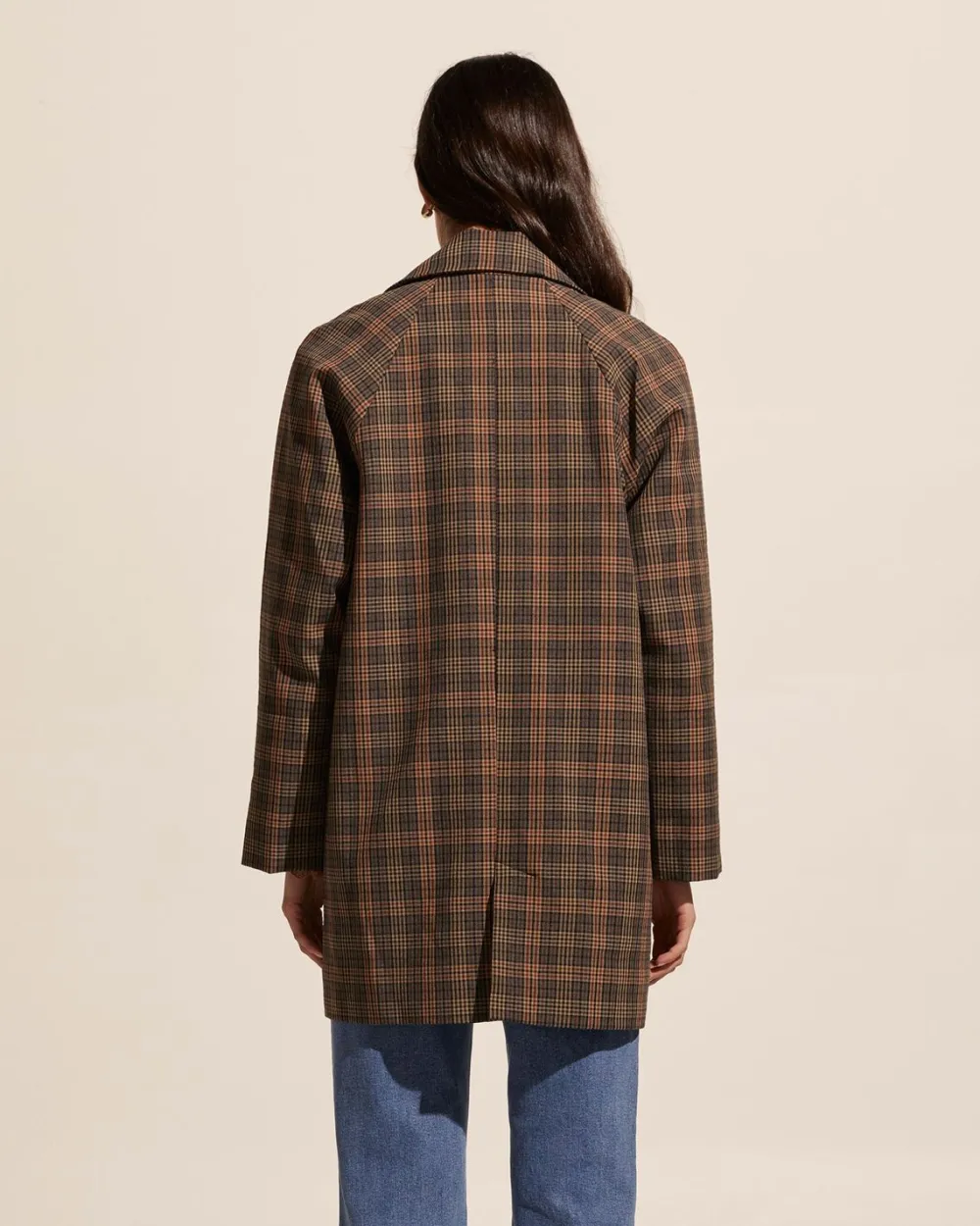 zoe kratzmann Transit Coat-Toasted Check|Women Coats